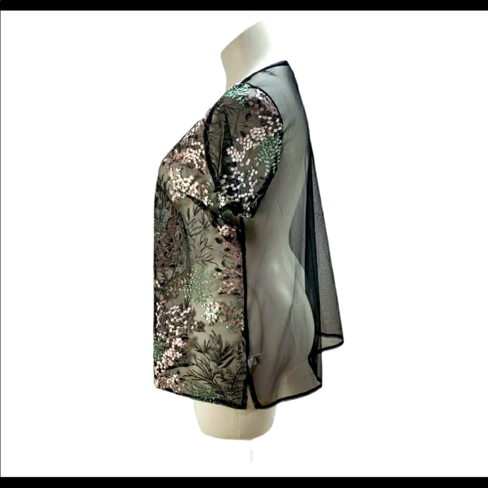 Shear Embroidered Top - Picture 4 of 7